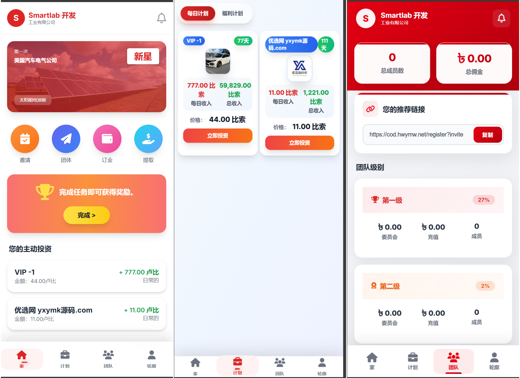 海外汽车电气投资理财源码/三级分销/可自定义产品-七星源码